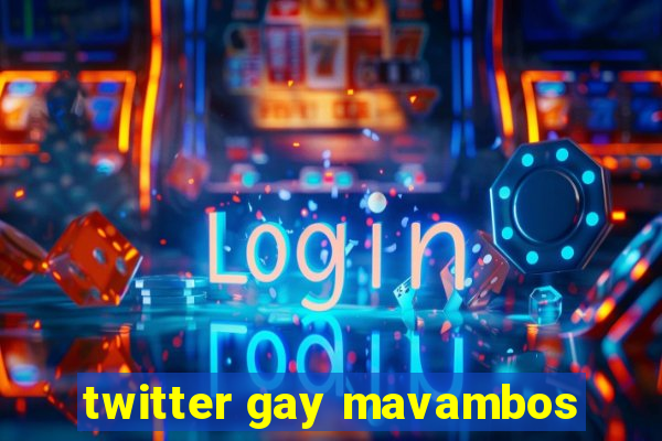 twitter gay mavambos